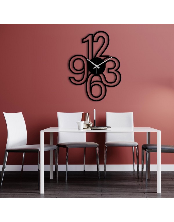 Modern Metal Wall Art Clock
