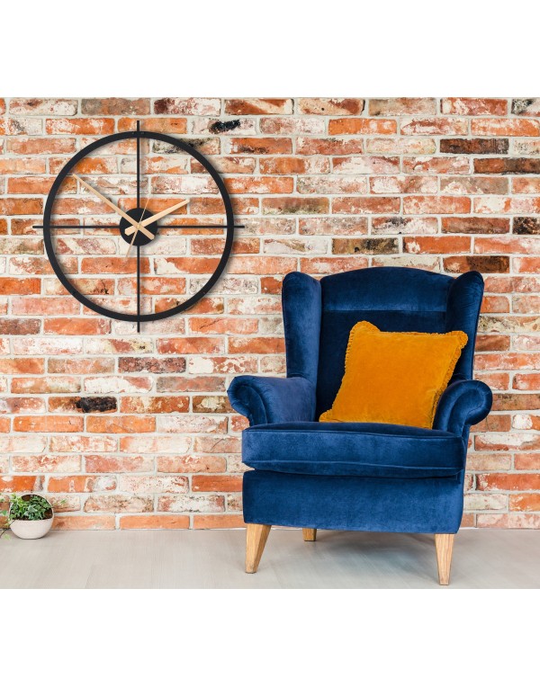 Metal Wall Art Extra Large Silent Metal Wall Clock