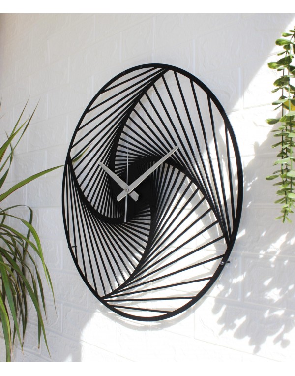 Minimalist modern metal oversized wall clock