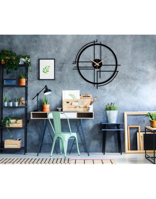 Unique Metal Wall Art Silent Metal Wall Clock