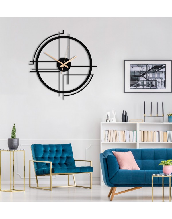 Unique Metal Wall Art Silent Metal Wall Clock