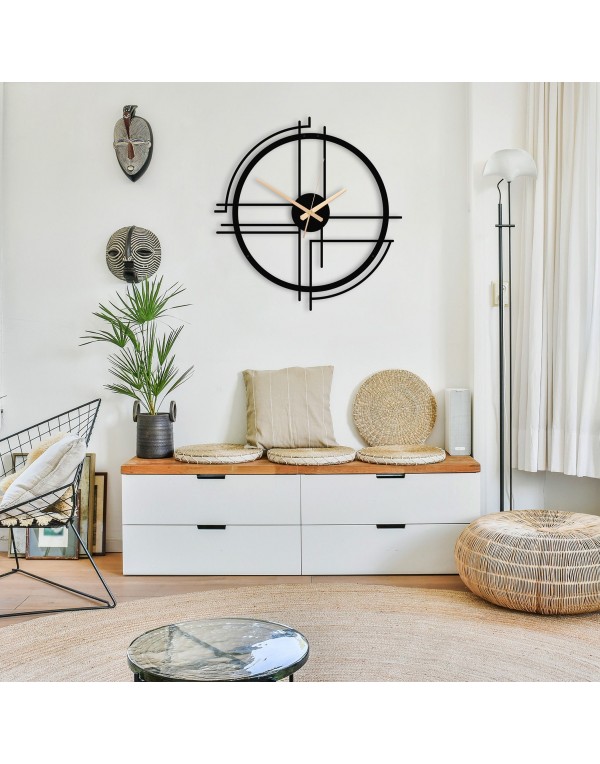 Unique Metal Wall Art Silent Metal Wall Clock