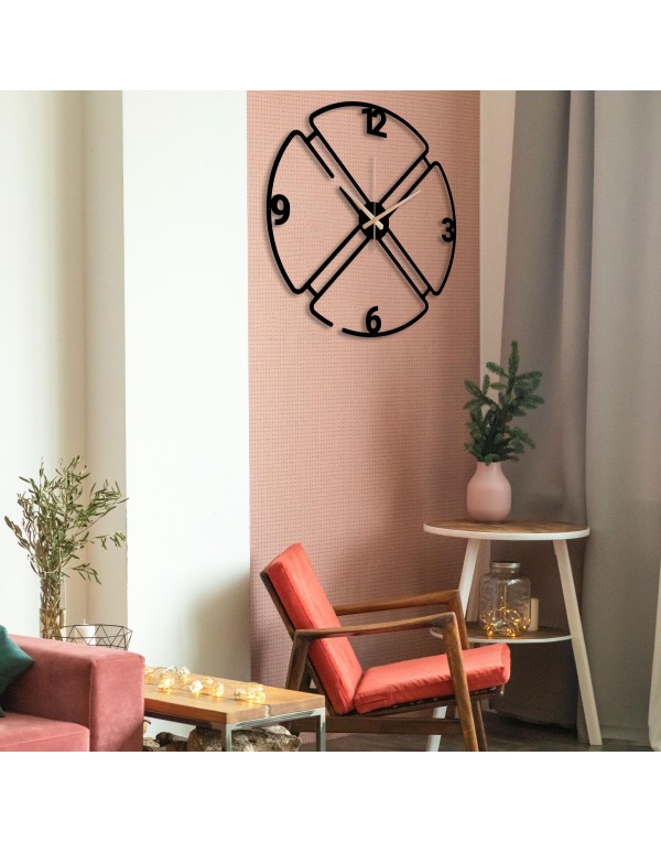 3D Elegant Large Silent Wall Clock