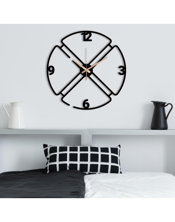 3D Elegant Large Silent Wall Clock
